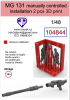 Omask 104844 MG 131 manually controlled instalation 1/48